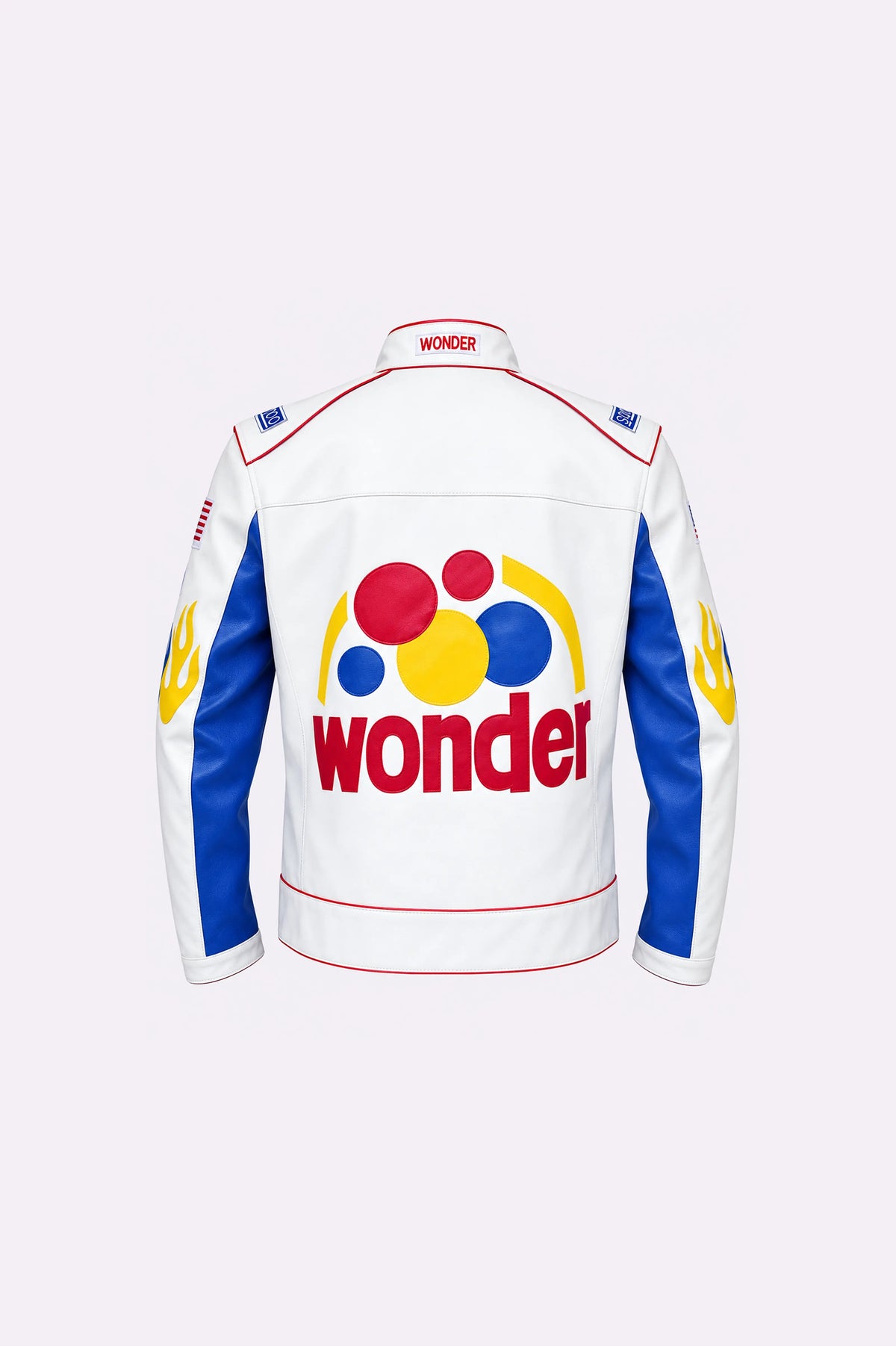 Wonder Racing Faux Leather Jacket