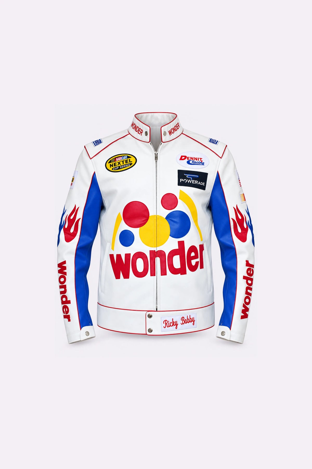 Wonder Racing Faux Leather Jacket