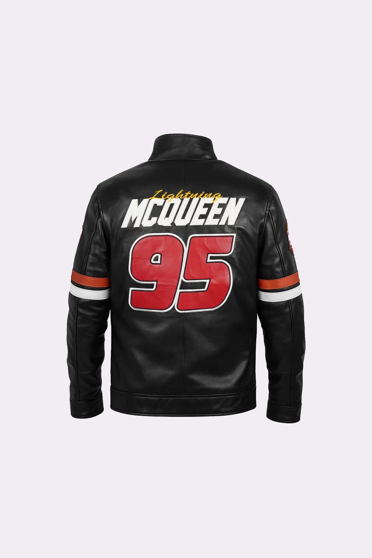 Lightning McQueen Black Leather Jacket