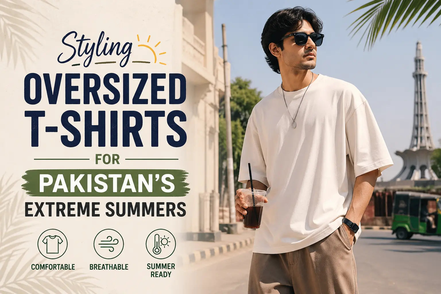 Styling Oversized T-Shirts for Pakistan's Extreme Summers