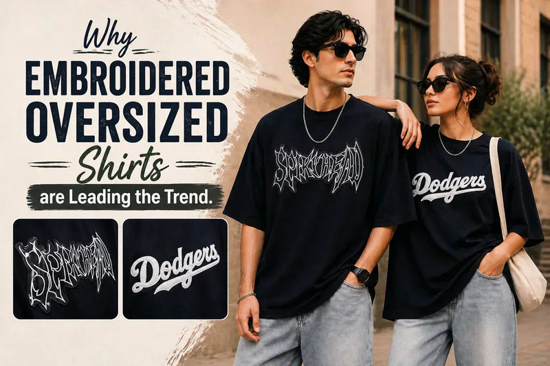 Buy Embroidered Oversized Shirts 