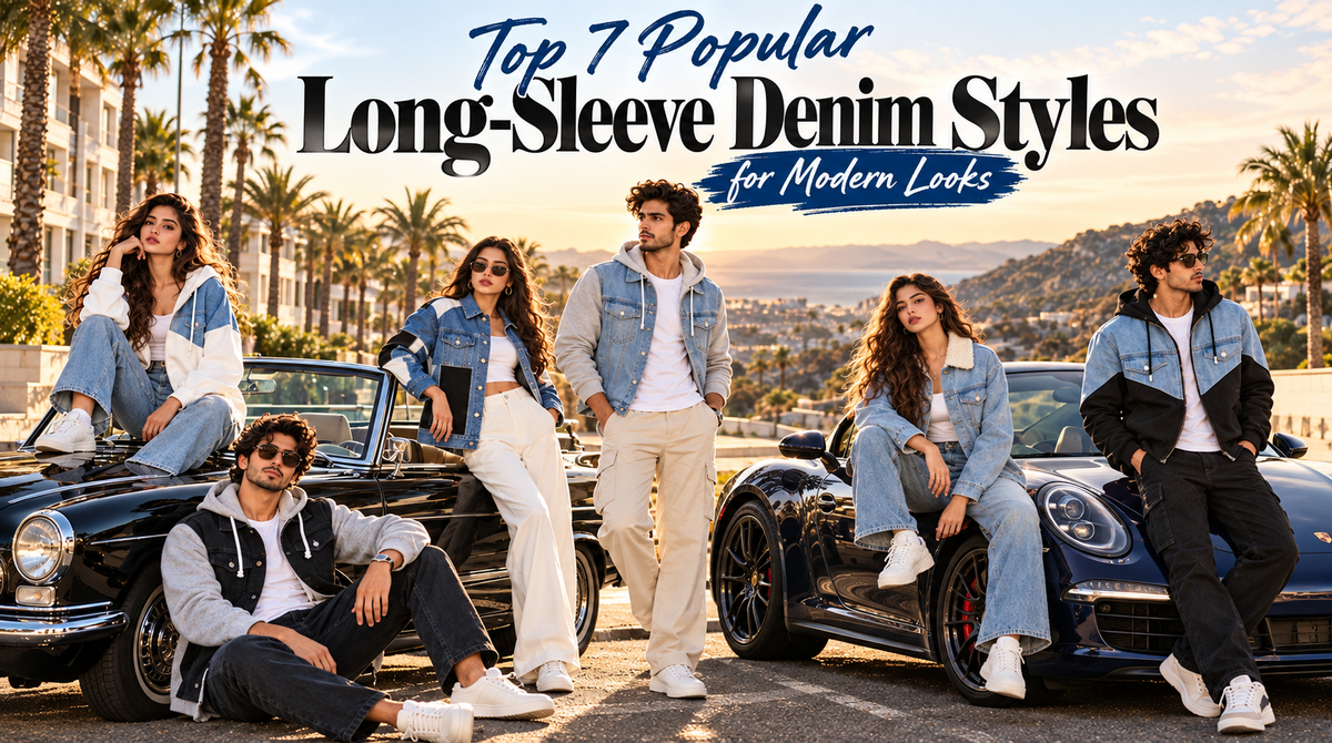 Long-Sleeve Denim Styles