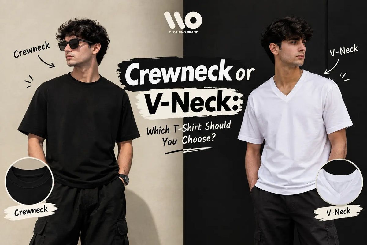 Crewneck or V-Neck: Which T-Shirt Should You Choose?