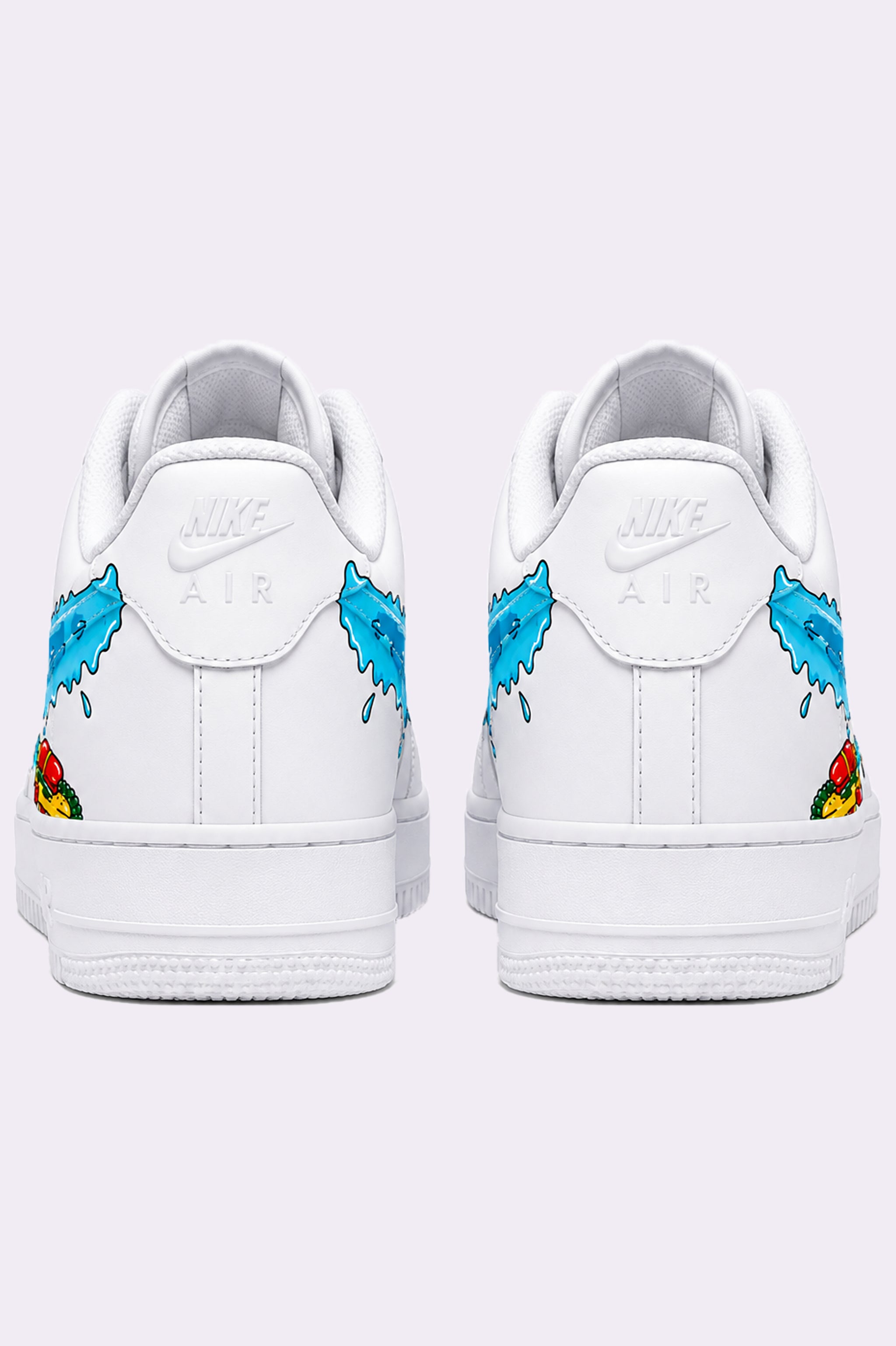 Hand Painted Water Gun AF1 Sneakers