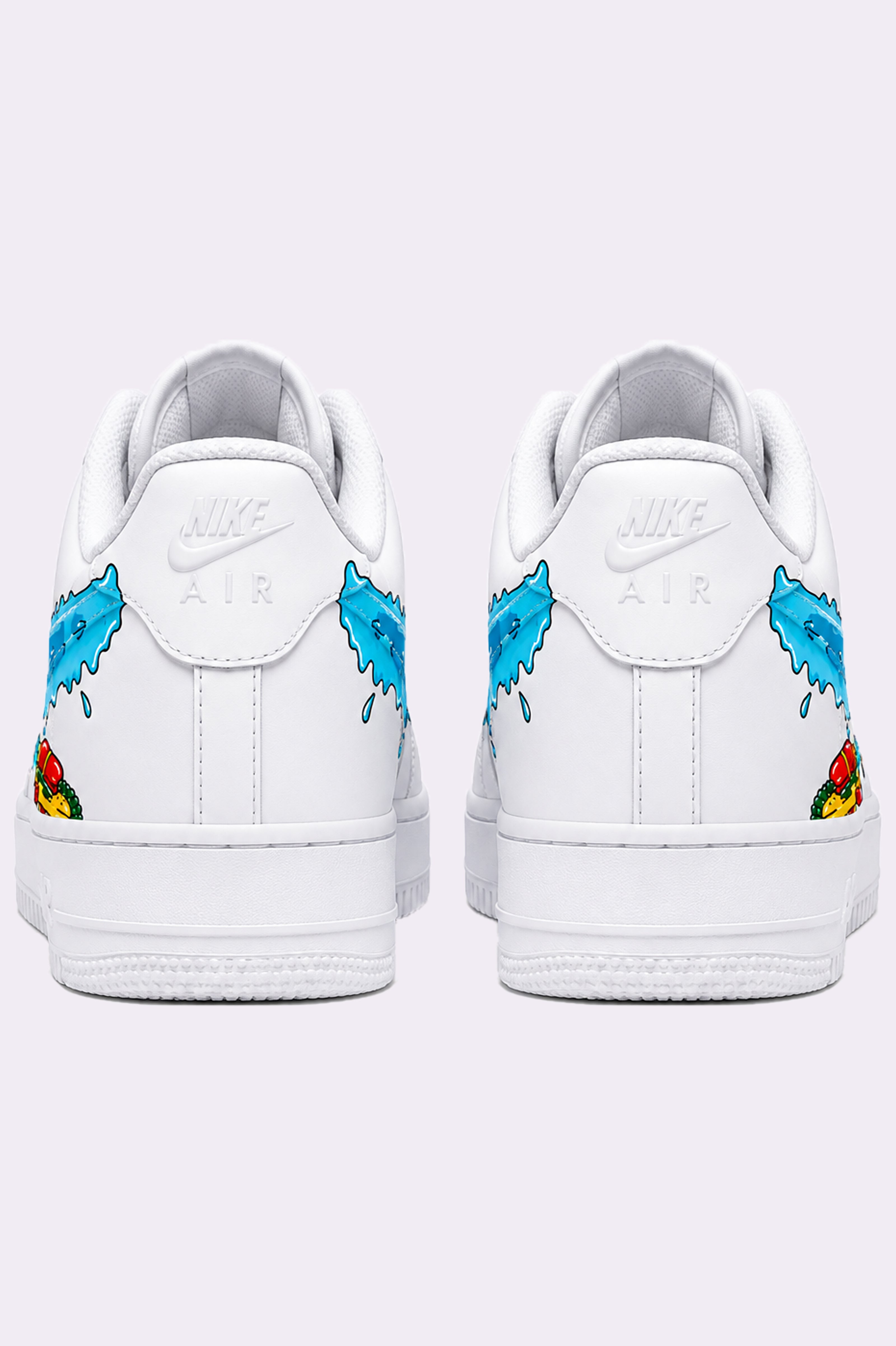 Hand Painted Water Gun AF1 Sneakers