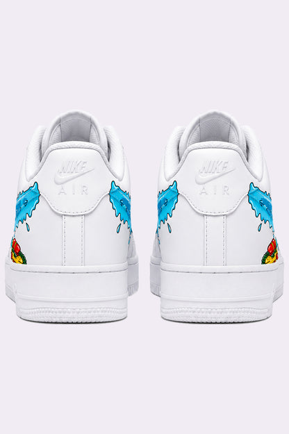 Hand Painted Water Gun AF1 Sneakers