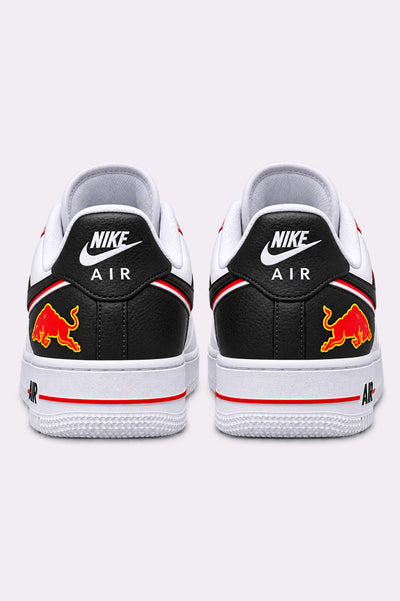 Oracle Red Bull Hand Painted Sneakers