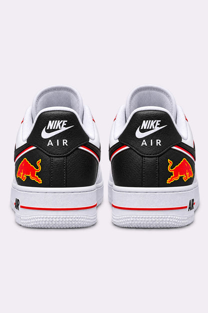 Oracle Red Bull Hand Painted Sneakers