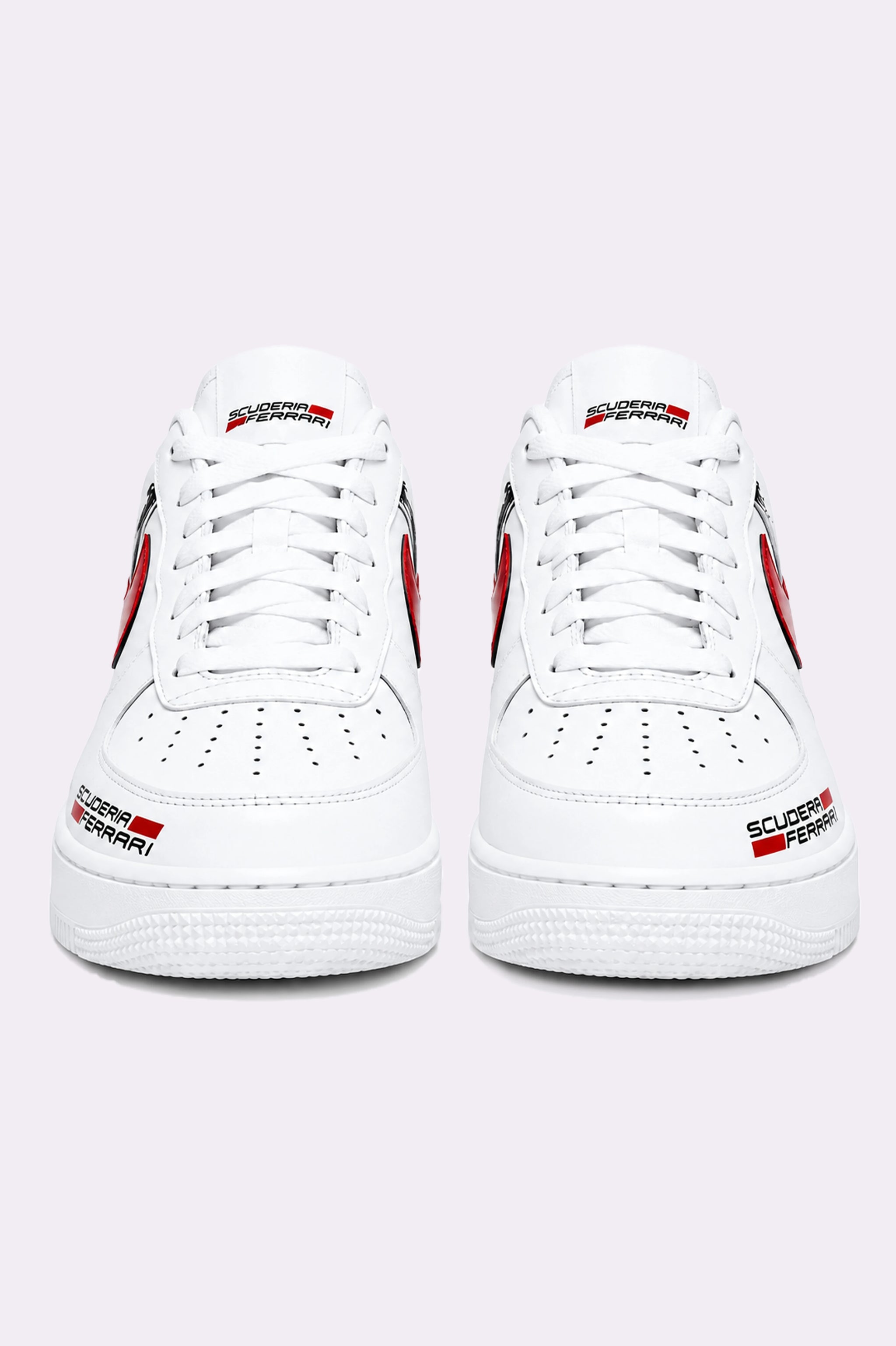 Ferrari Scuderia Hand-Painted AF1 Sneakers