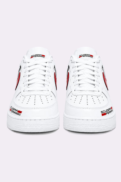 Ferrari Scuderia Hand-Painted AF1 Sneakers