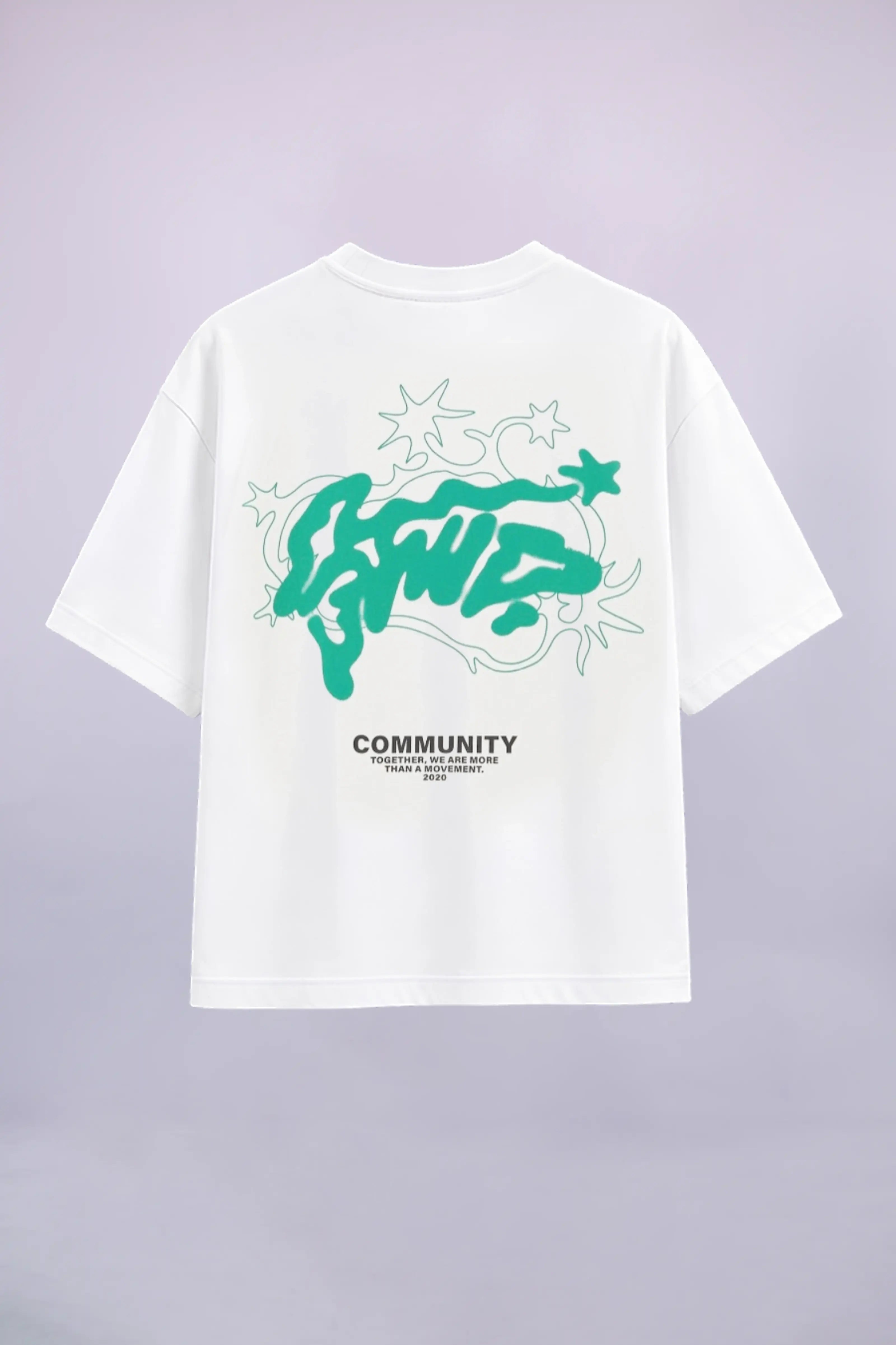 STWD White Oversized T-Shirt