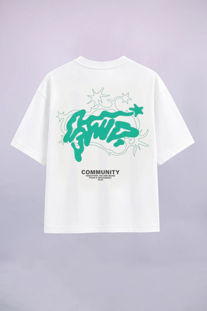 STWD White Oversized T-Shirt