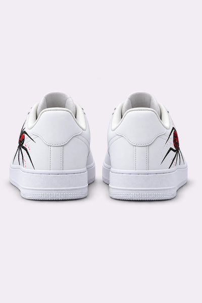 Hand-Painted Widow Spider Graphic AF1 Sneakers