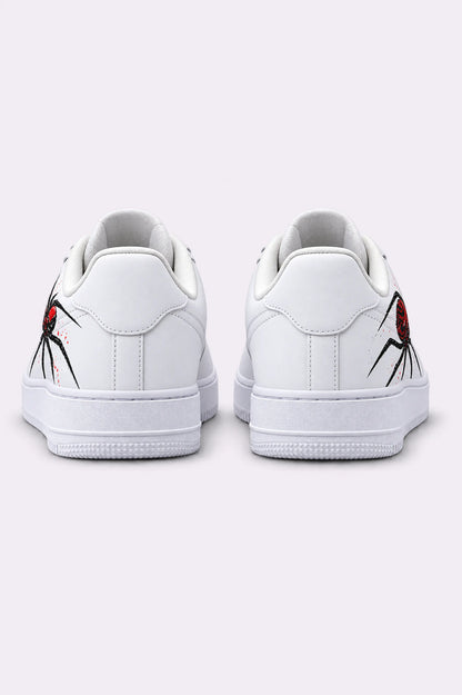 Hand-Painted Widow Spider Graphic AF1 Sneakers