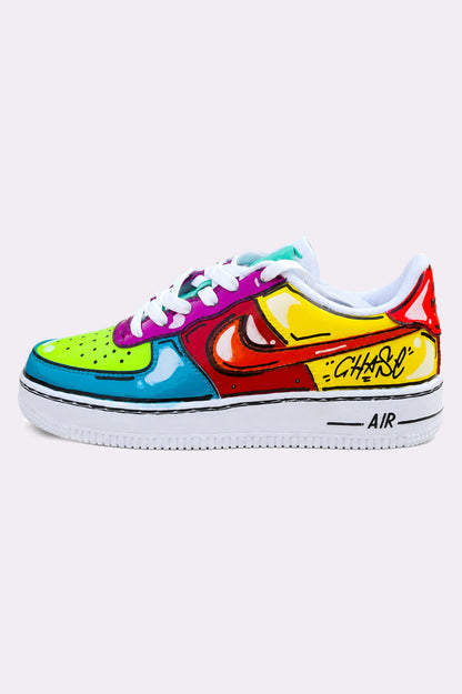 Hand-Painted Chase JRDN Unisex Sneakers