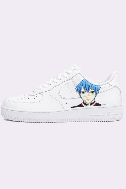 Hand Painted Kuroko AF1 Sneakers