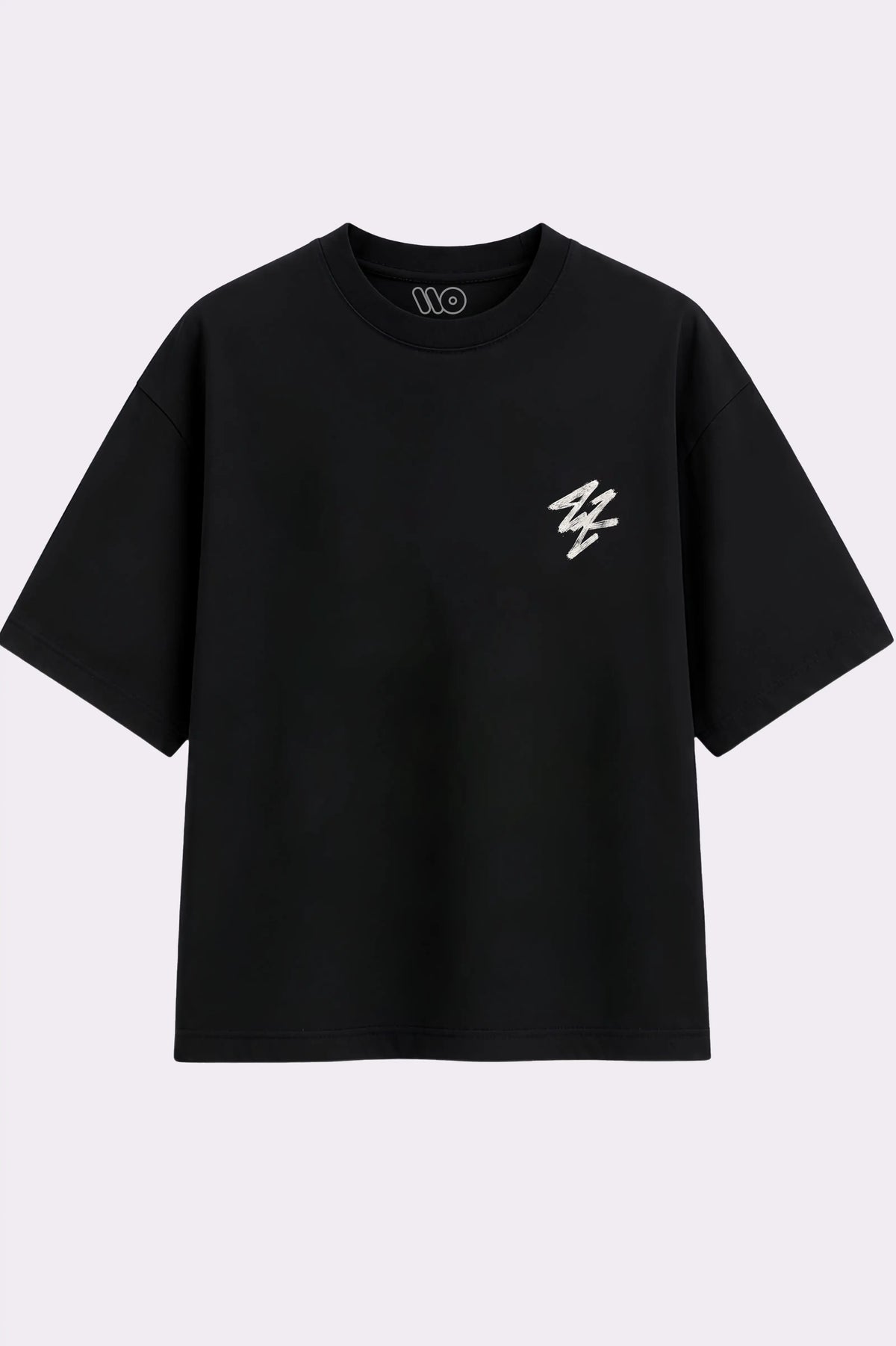 Disrupt Brushstroke Black Graphic T-Shirt