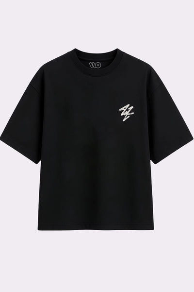 Disrupt Brushstroke Black Graphic T-Shirt