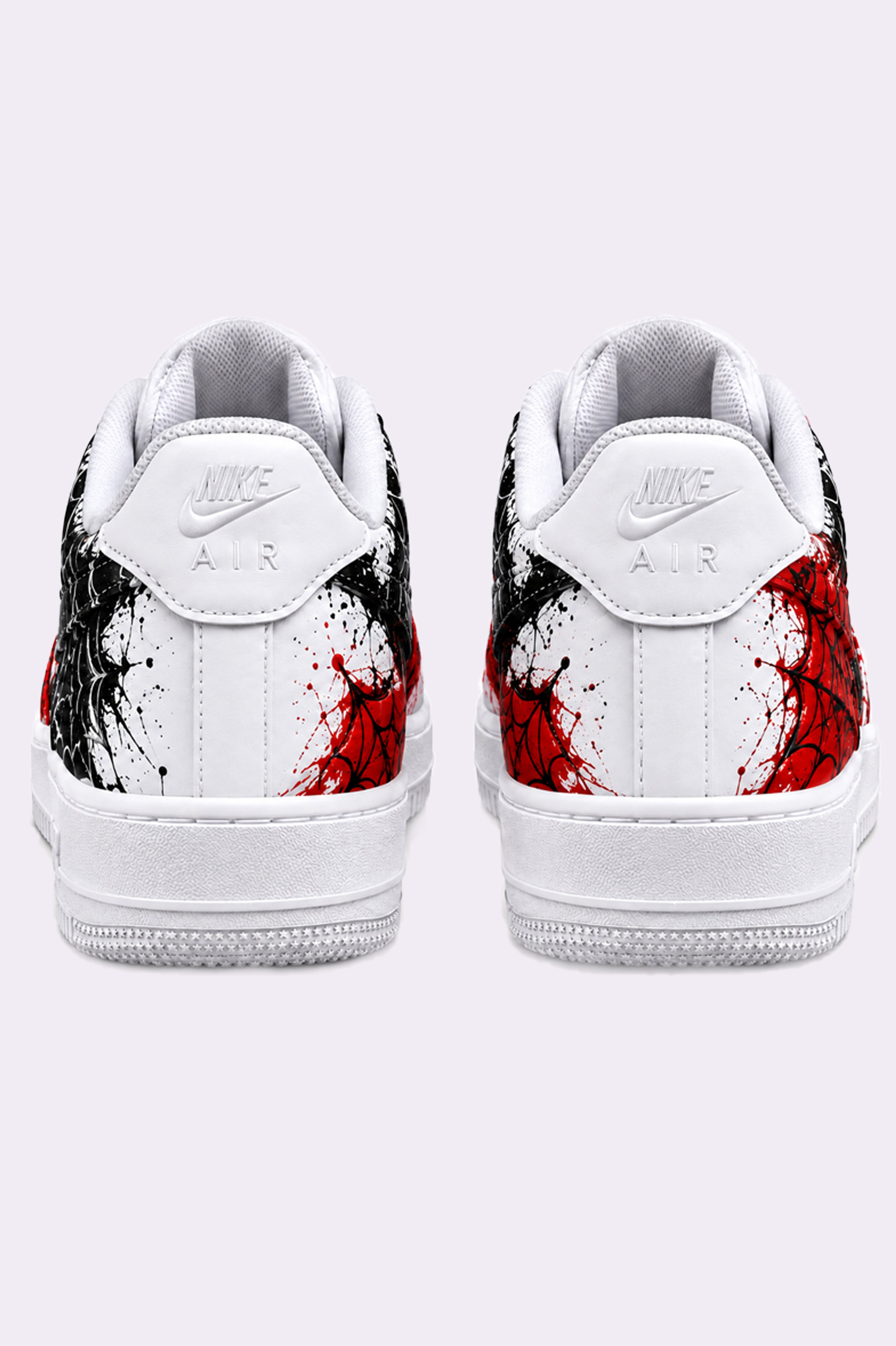 Spiderman Hand-Painted AF1 Sneakers 