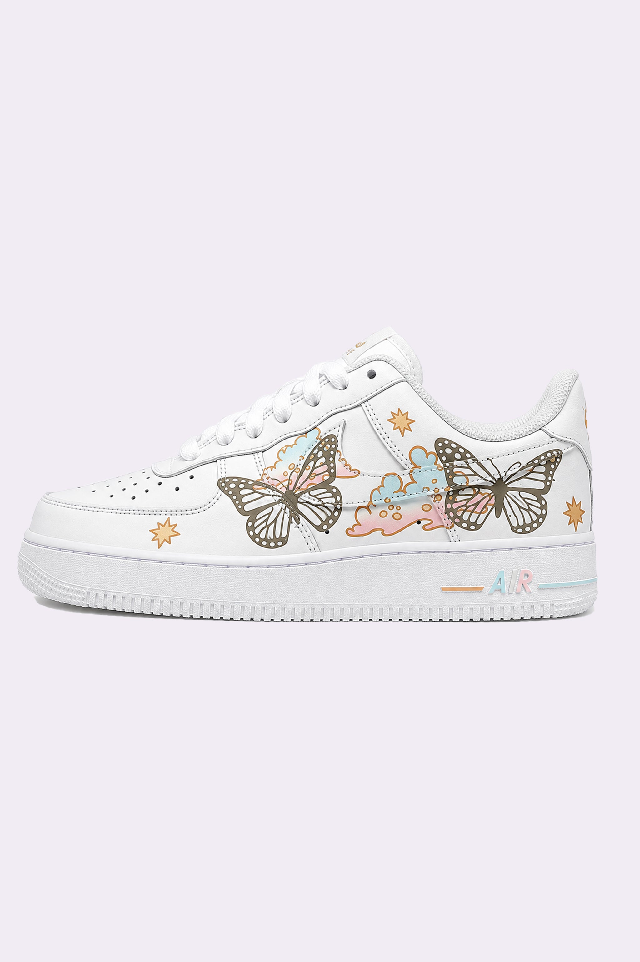Butterfly Hand-Painted AF1 Sneakers