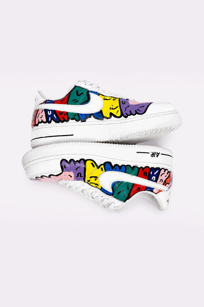 Hand Painted Air Force 1 Sneakers