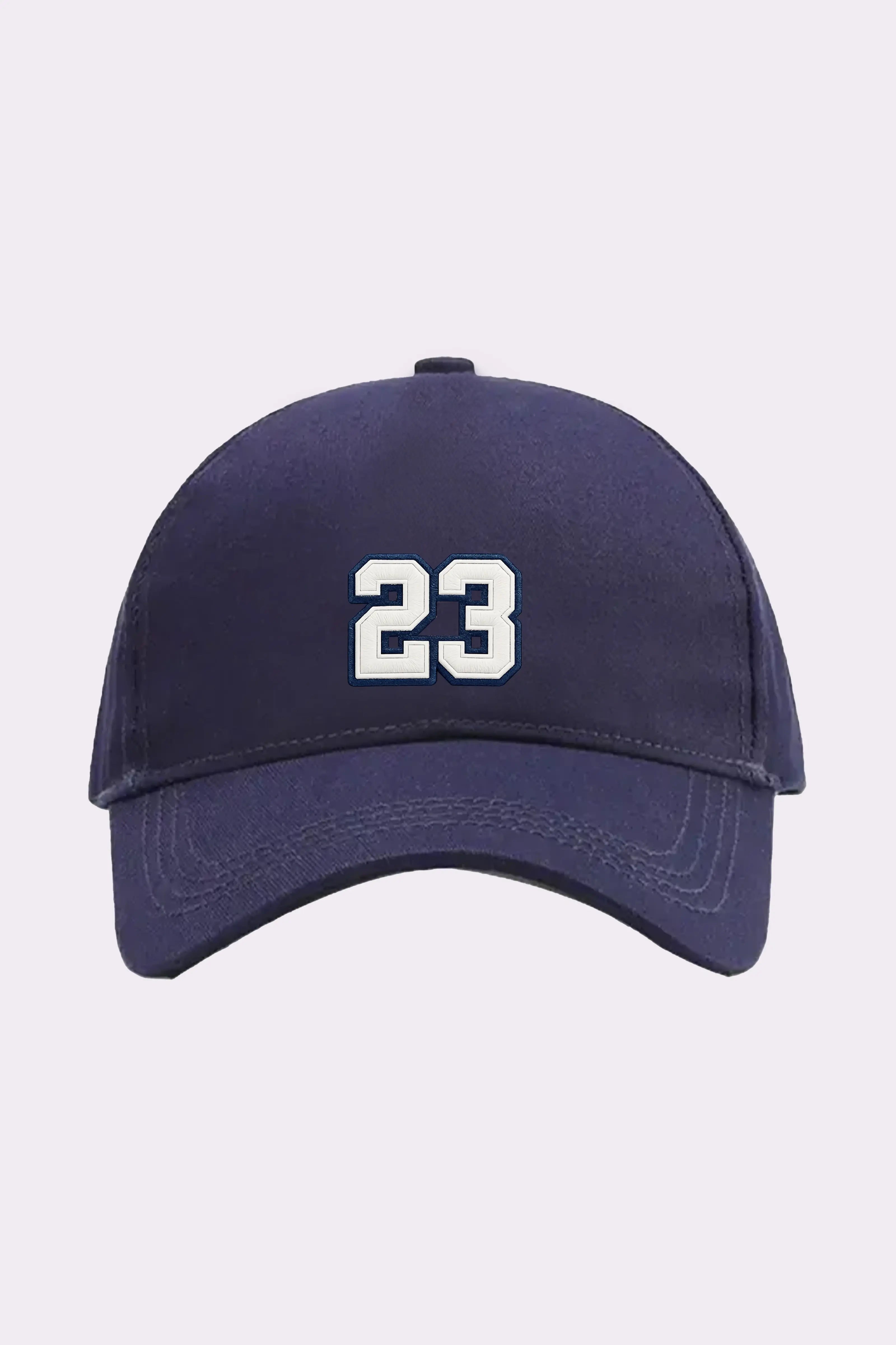 23 Navy Blue Embroidered Baseball Cap