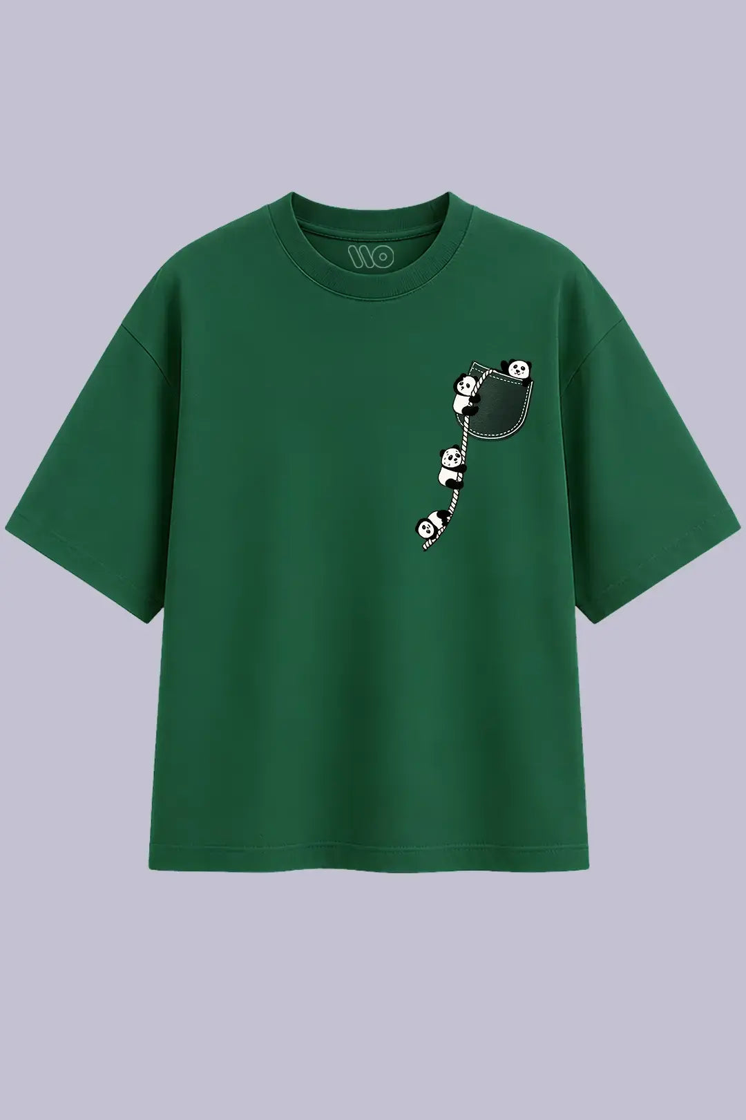 Climbing Pandas Oversized T-Shirt