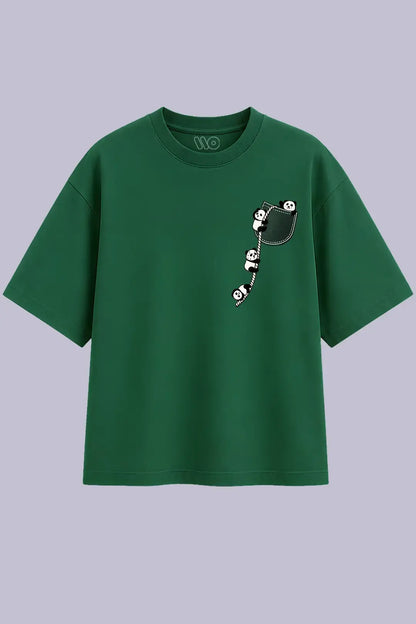 Climbing Pandas Oversized T-Shirt
