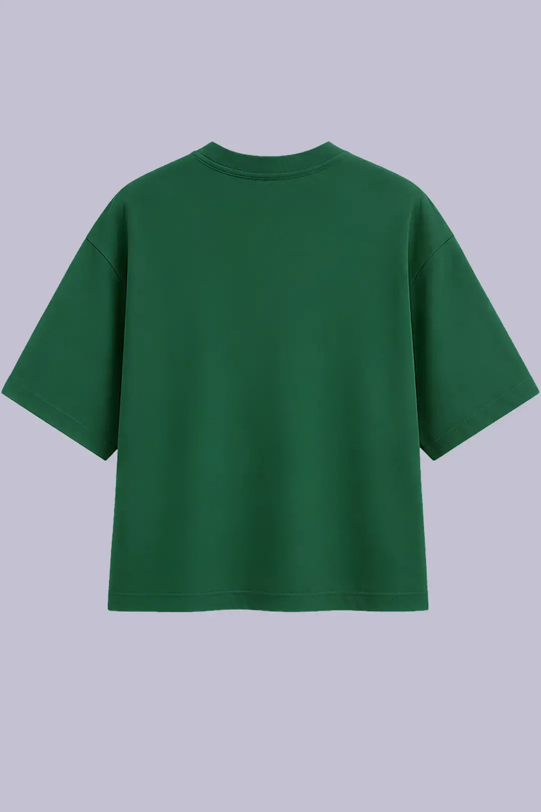 Green Embroidered Bat Graphic T-Shirt