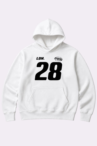 LDN Skate Club Kids White Hoodie