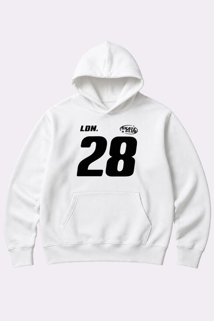 LDN Skate Club Kids White Hoodie
