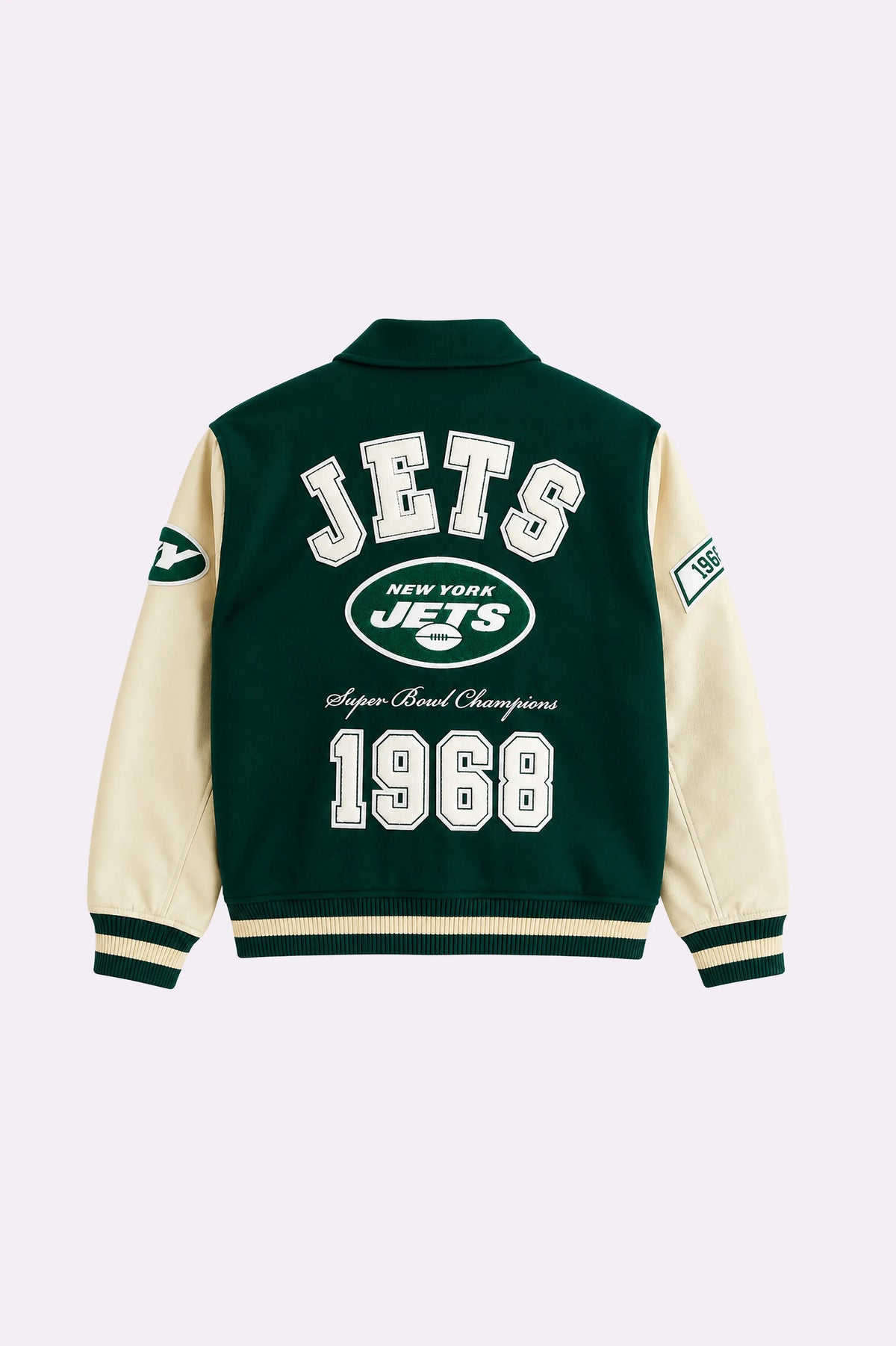 New York Jets Varsity Jacket - back view