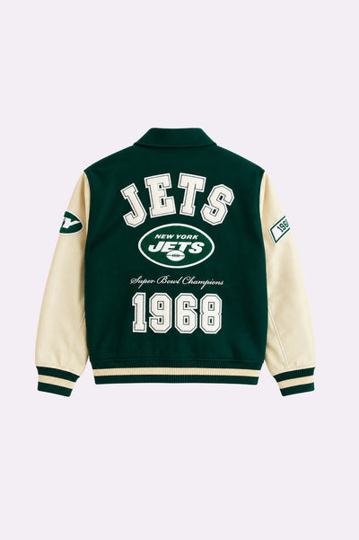 New York Jets Varsity Jacket - back view