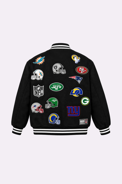 Teams Logo Bomber Jacket - back view