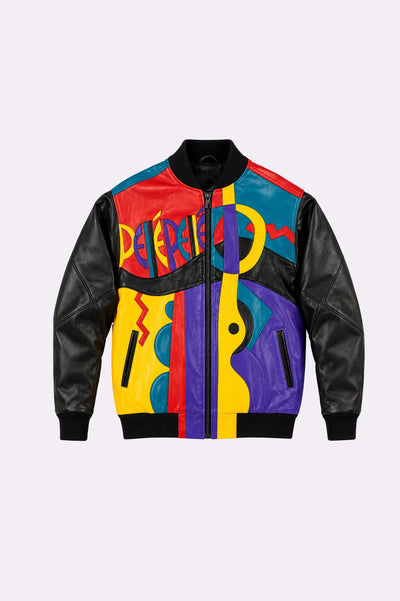 Multicolor Leather Jacket