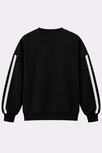 Hidden in Plain Sight Graphic Black Sweatshirt