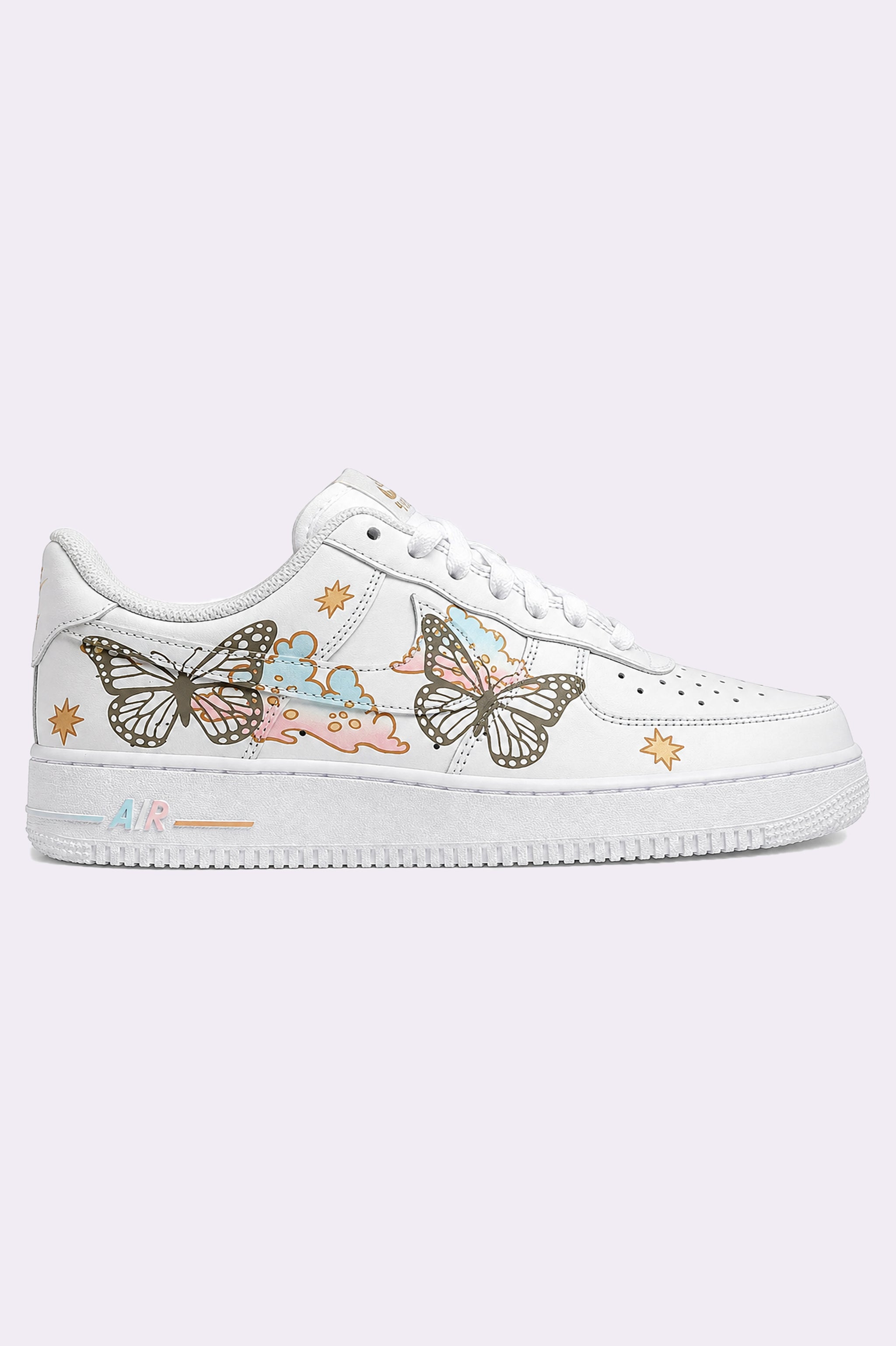 Butterfly Hand-Painted AF1 Sneakers