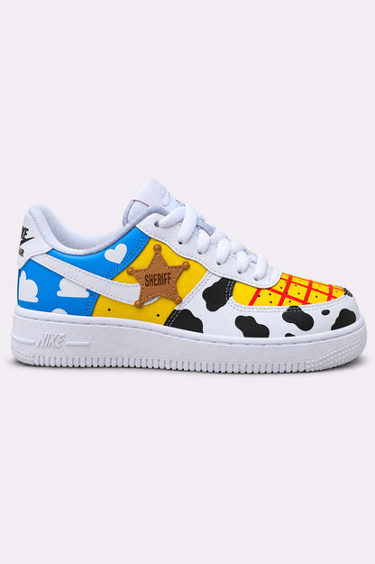 Sheriff Woody Hand-Painted Sneakers