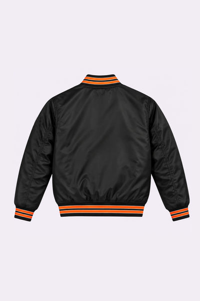 Chicago Bears Satin Jacket - back view