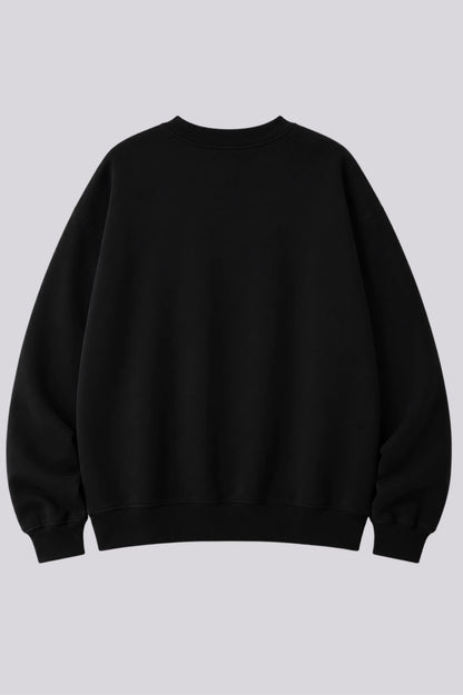 Wearable Printed Black Sweatshirt