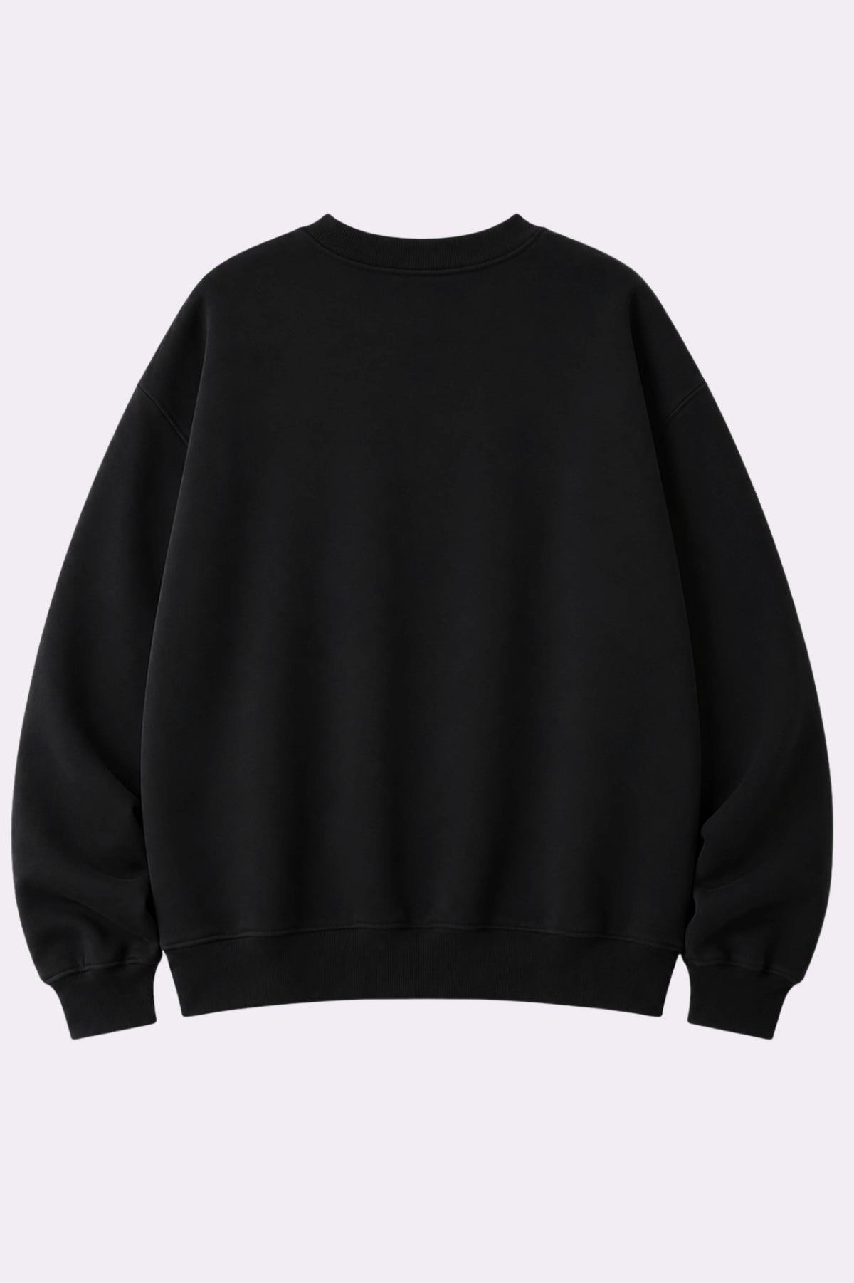 Moth & Butterfly Patch Black Cotton Sweatshirt
