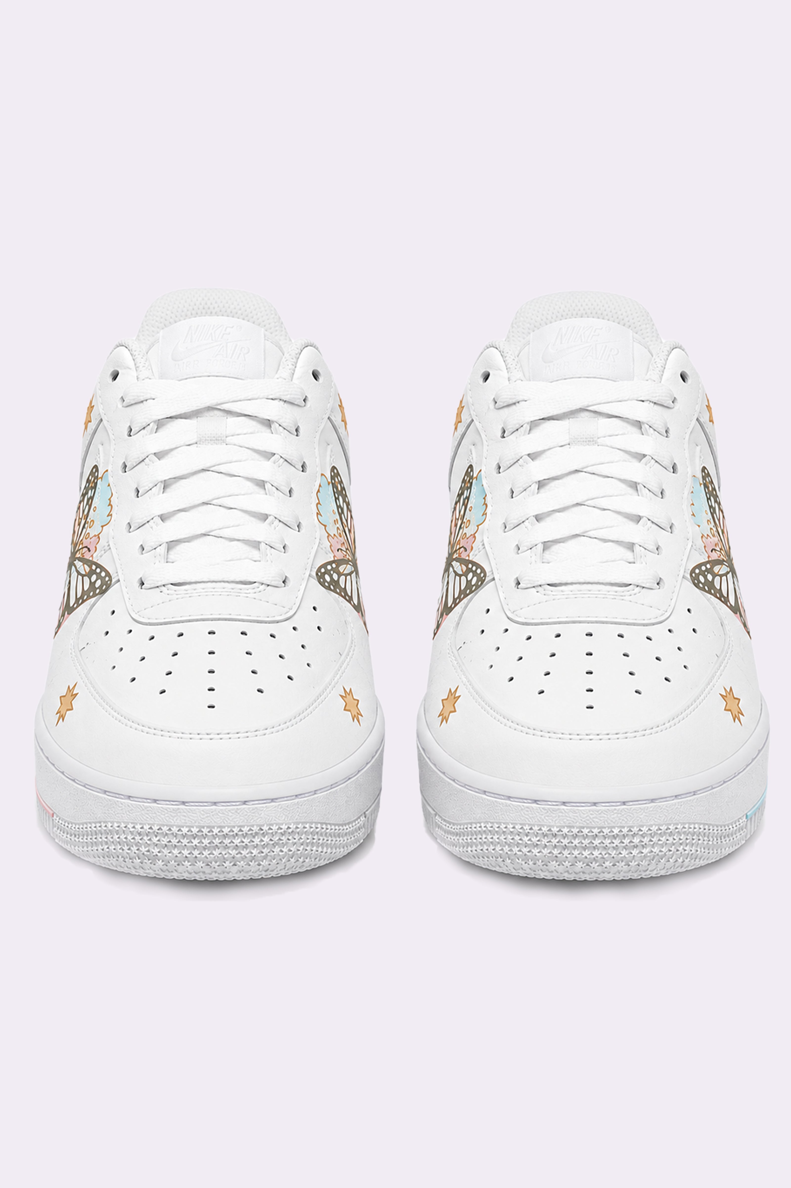 Butterfly Hand-Painted AF1 Sneakers