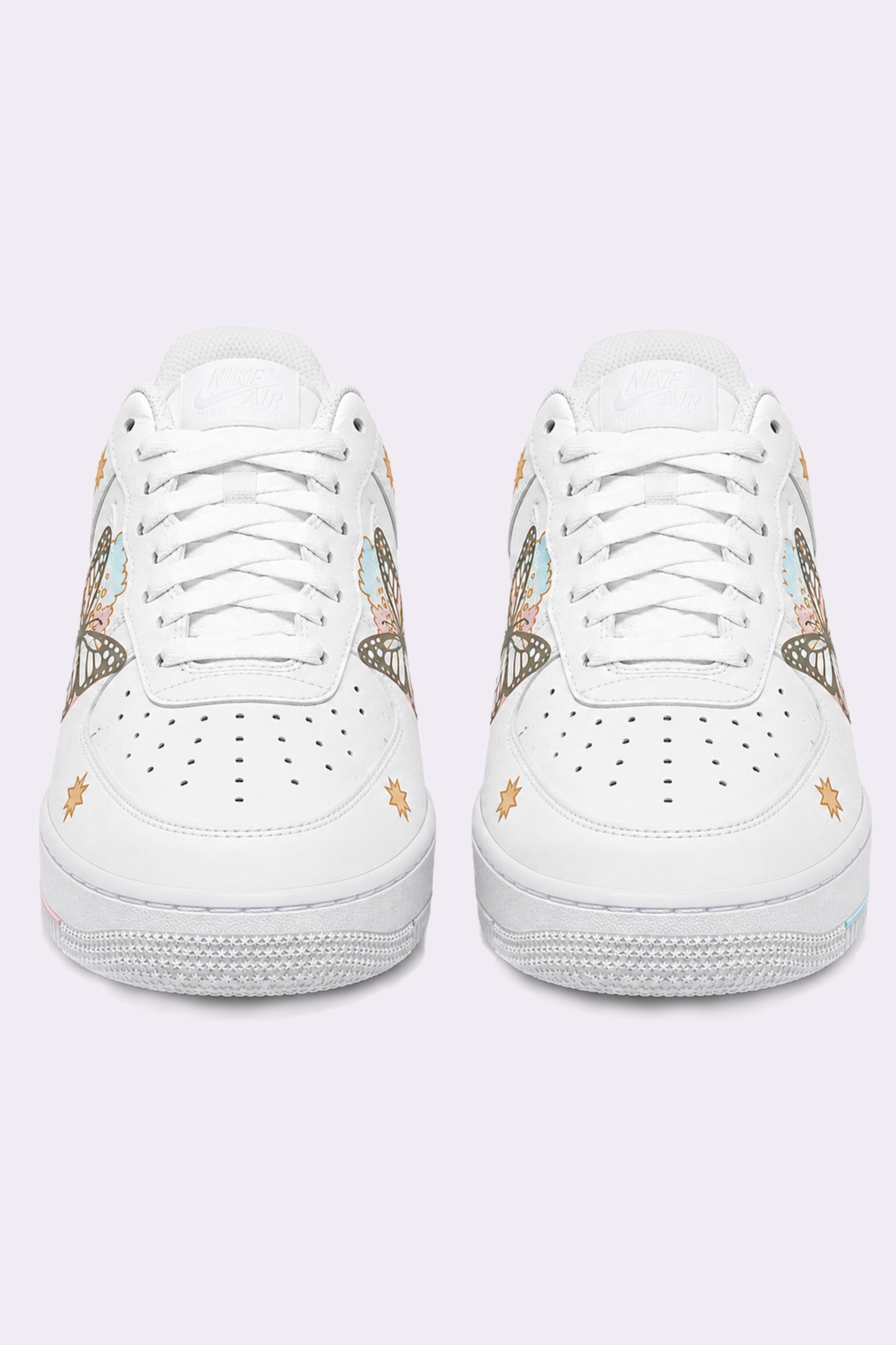 Butterfly Hand-Painted AF1 Sneakers