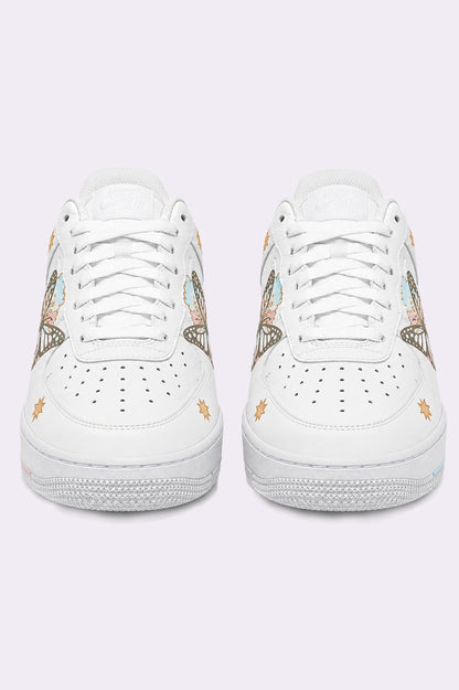 Butterfly Hand-Painted AF1 Sneakers