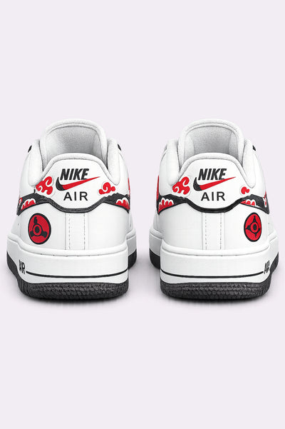 Hand-Painted Akatsuki Air Force 1 Sneakers