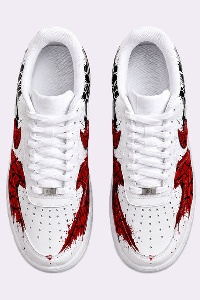Spiderman Hand-Painted AF1 Sneakers 