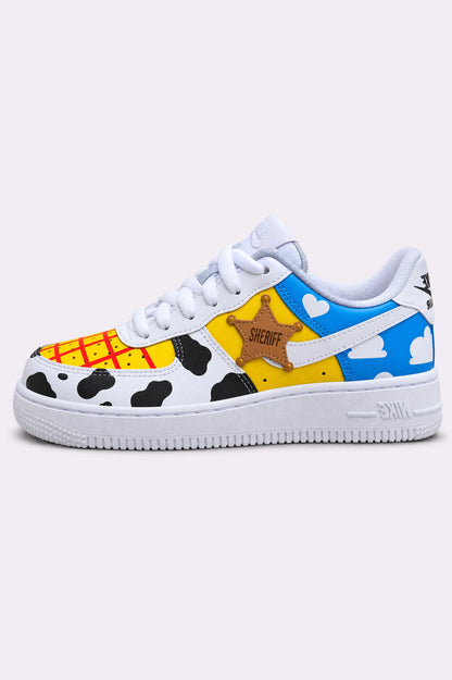 Sheriff Woody Hand-Painted Sneakers