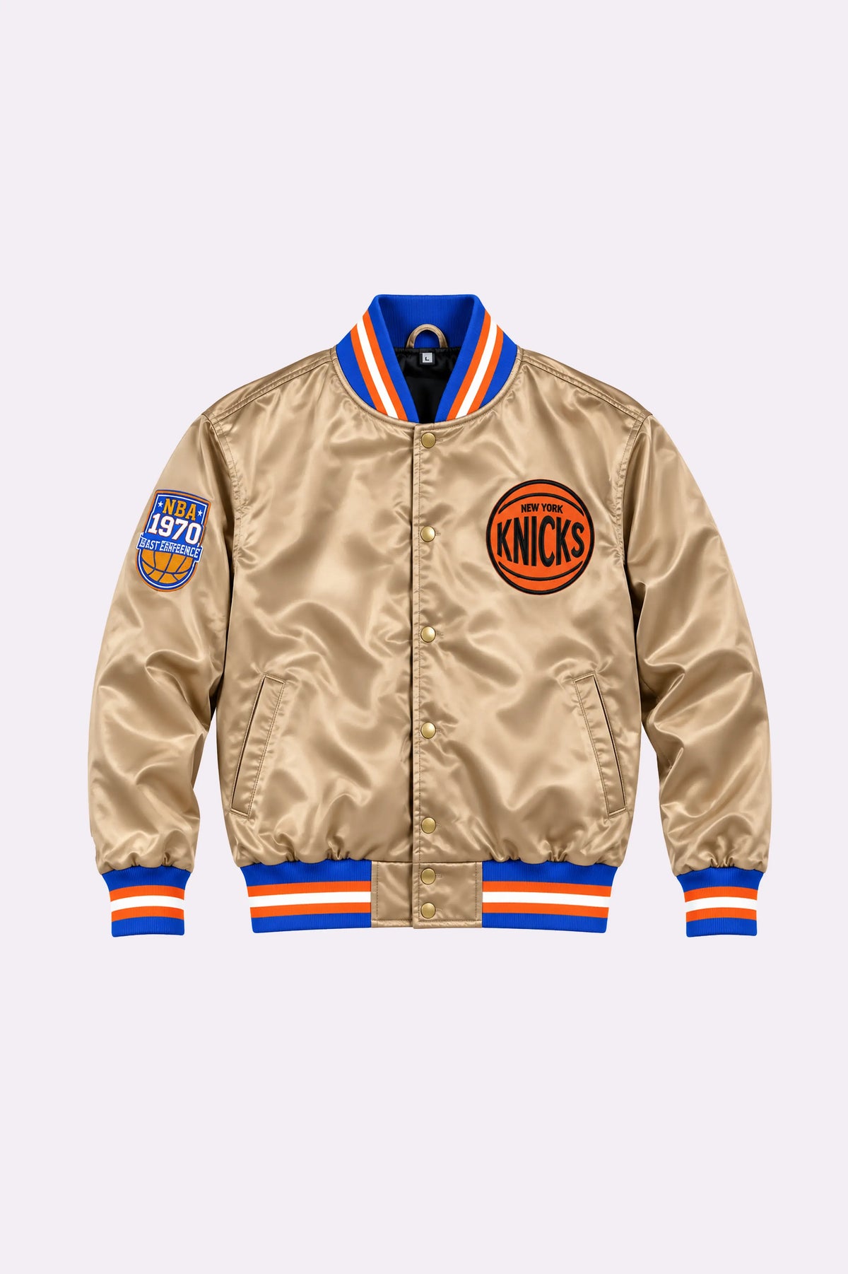 Beige New York Knicks Jacket - 3Xl