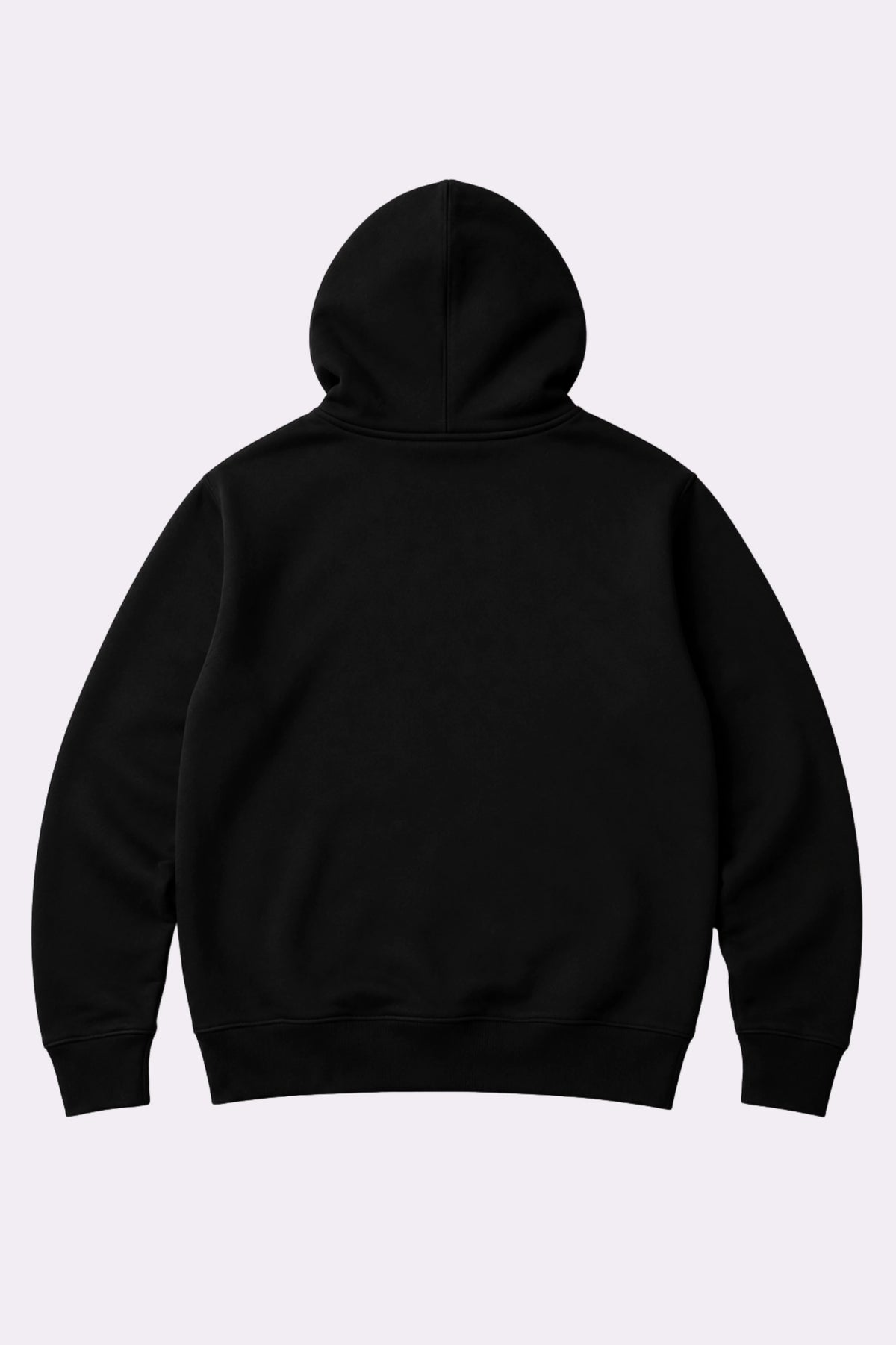 Wearable Black Graphic Pullover Hoodie