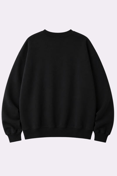 Signature Coordinates Black Graphic Sweatshirt